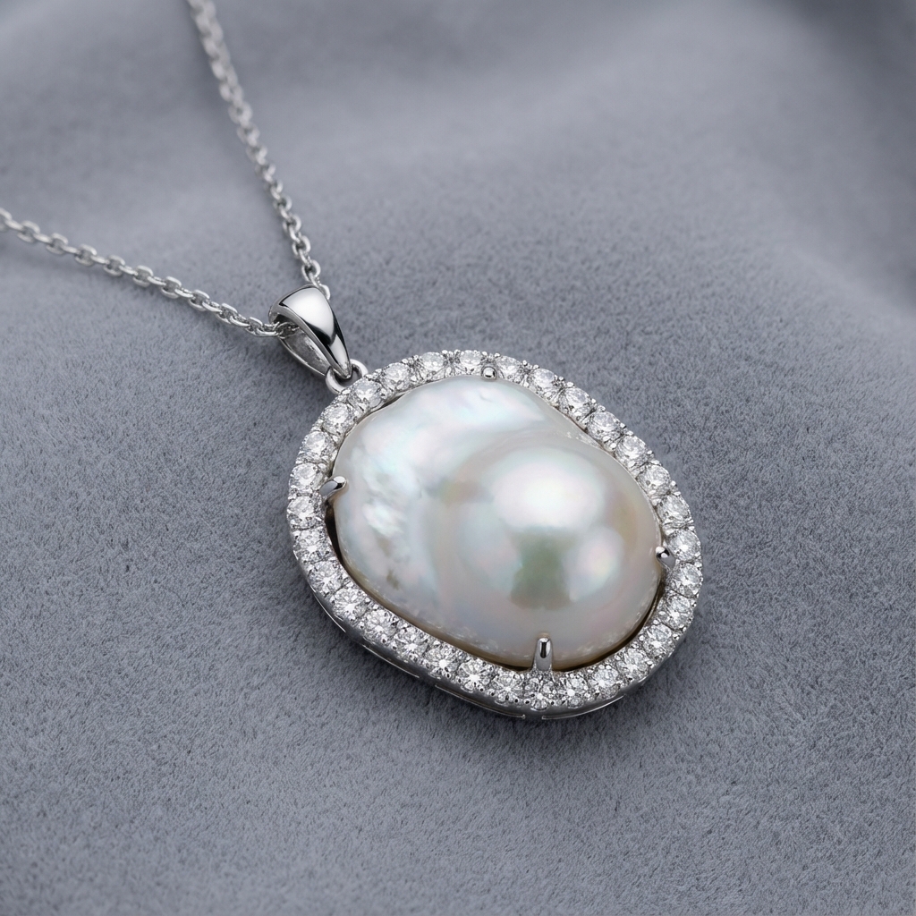 Platinum and Pearl Jewelry